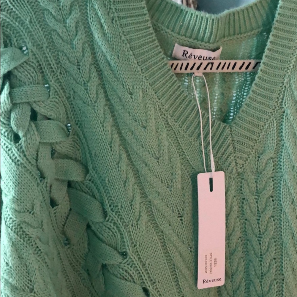 Knit Cropped Sweater - Picture 3 of 4